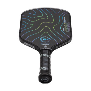 Six Zero Black Opal 14mm Carbon Fiber Pickleball Paddle: Image #464371
