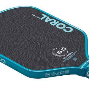 Six Zero Coral Carbon Fiber Pickleball Paddle: Image #465795