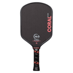 Six Zero Coral Carbon Fiber Pickleball Paddle: Image #465786