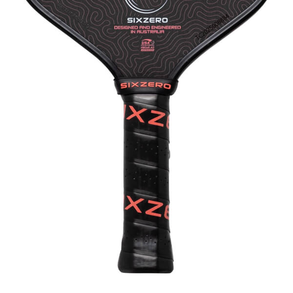 Six Zero Coral Carbon Fiber Pickleball Paddle: Image #465787