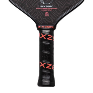 Six Zero Coral Carbon Fiber Pickleball Paddle: Image #465787