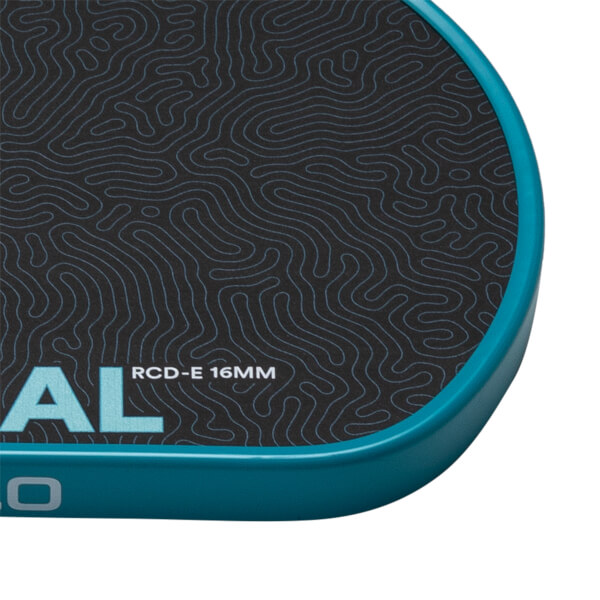 Six Zero Coral Elongated Carbon Fiber Pickleball Paddle: Image #466827
