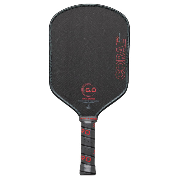 Six Zero Coral Pro Hybrid UPA-A Carbon Fiber Pickleball Paddle