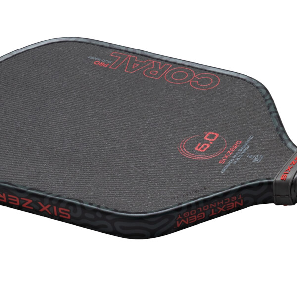 Six Zero Coral Pro Hybrid UPA-A Carbon Fiber Pickleball Paddle