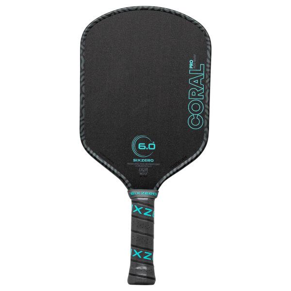 Six Zero Coral Pro Hybrid UPA-A Carbon Fiber Pickleball Paddle