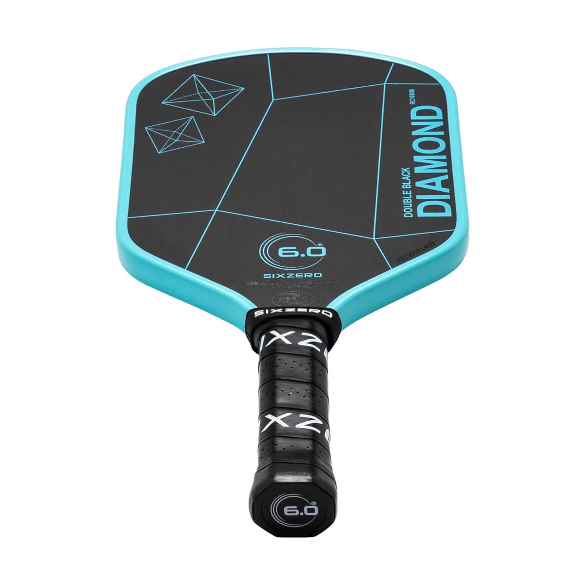 Six Zero Double Black Diamond Control 16mm Carbon Fiber Pickleball Paddle: Image #457422