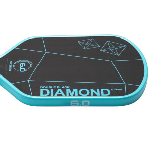 Six Zero Double Black Diamond Control 16mm Carbon Fiber Pickleball Paddle: Image #457424