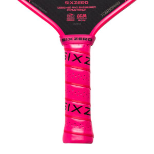 Six Zero Ruby Pro 14mm Aramid Fiber Pickleball Paddle: Image #463854