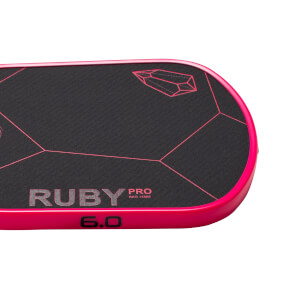Six Zero Ruby Pro 14mm Aramid Fiber Pickleball Paddle: Image #463857