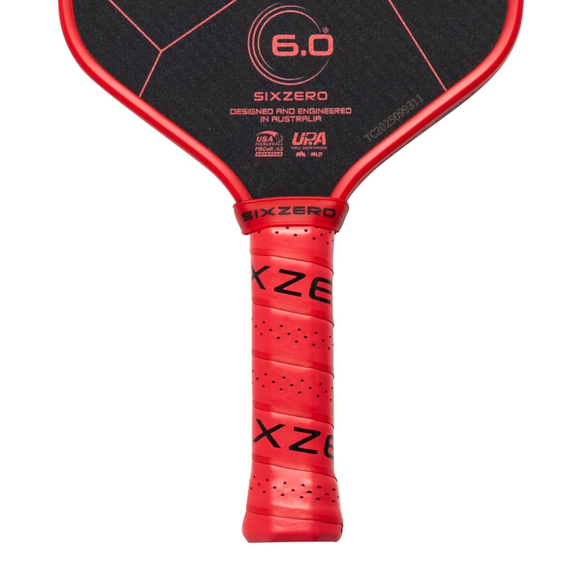 Six Zero Ruby Pro 14mm Aramid Fiber Pickleball Paddle: Image #463860