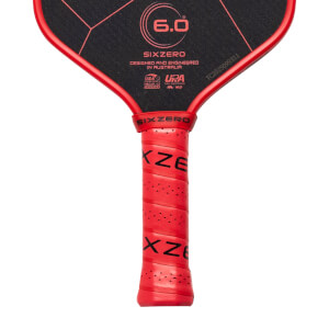 Six Zero Ruby Pro 14mm Aramid Fiber Pickleball Paddle: Image #463860