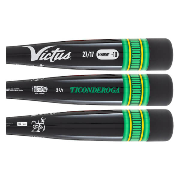 Victus Vibe Black Pencil -10 USSSA Junior Big Barrel Baseball Bat: VJBBVIBPB: Image #454942