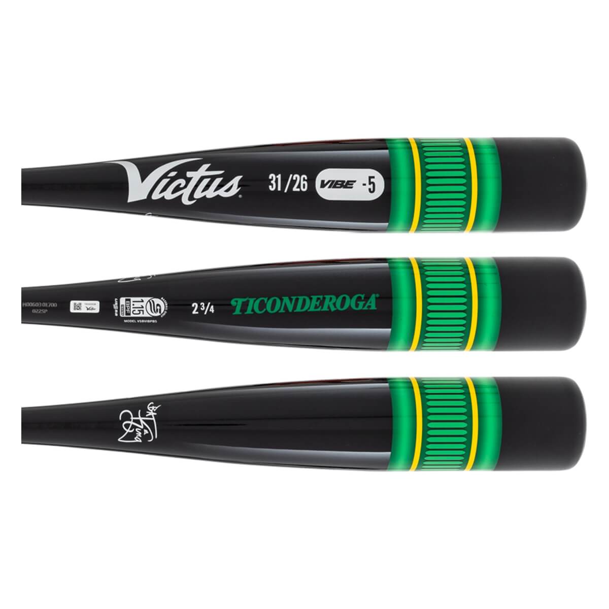Victus Vibe Black Pencil -5 USSSA Baseball Bat: VSVIBPB5: Image #454966