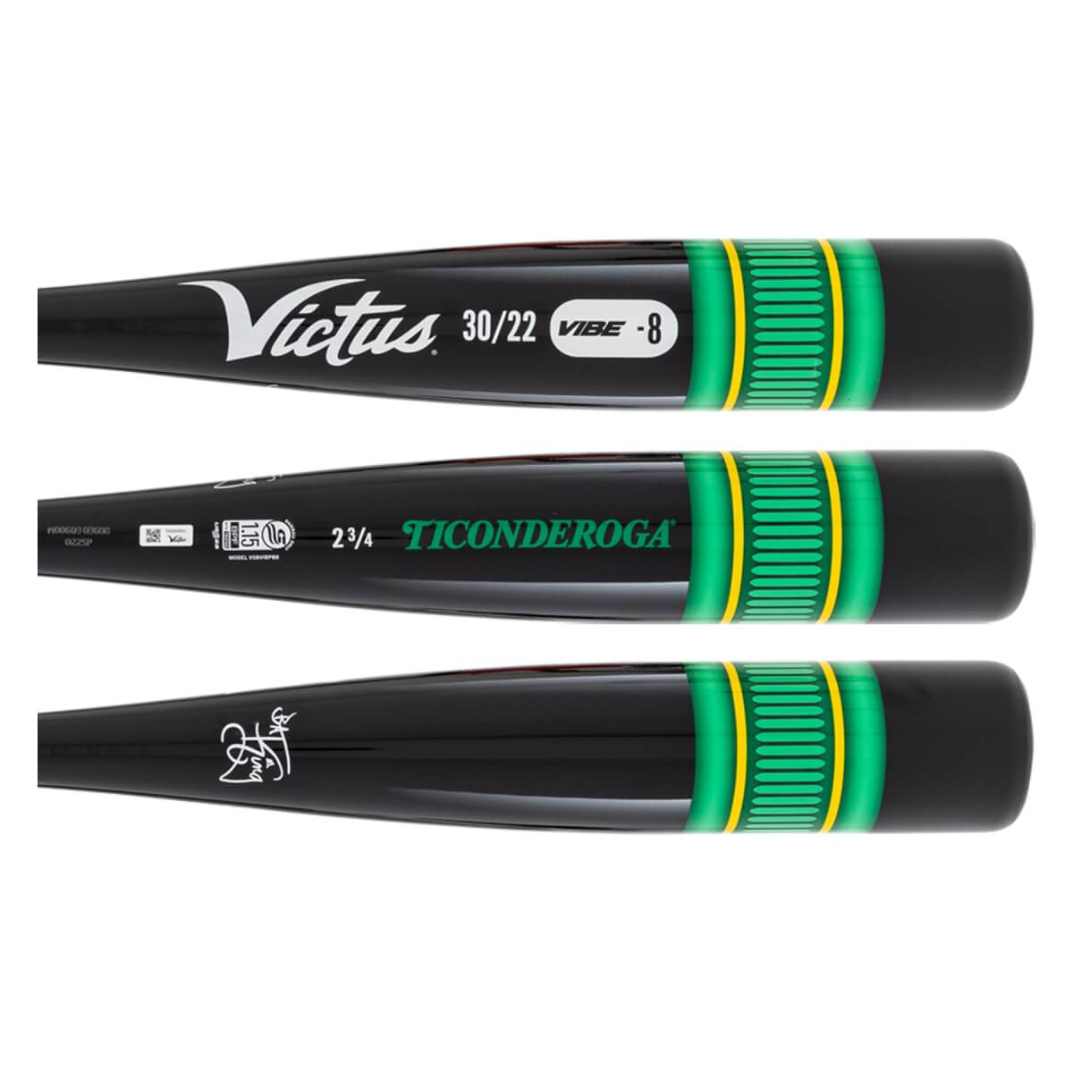 Victus Vibe Black Pencil -8 USSSA Baseball Bat: VSVIBPB8: Image #454974