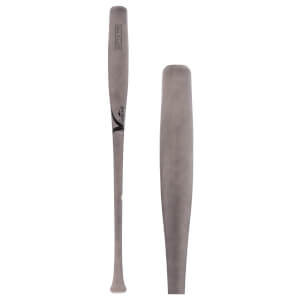 Composite view of a light grey baseball bat with Victus branding, showing its full length and a close-up of its smooth barrel.