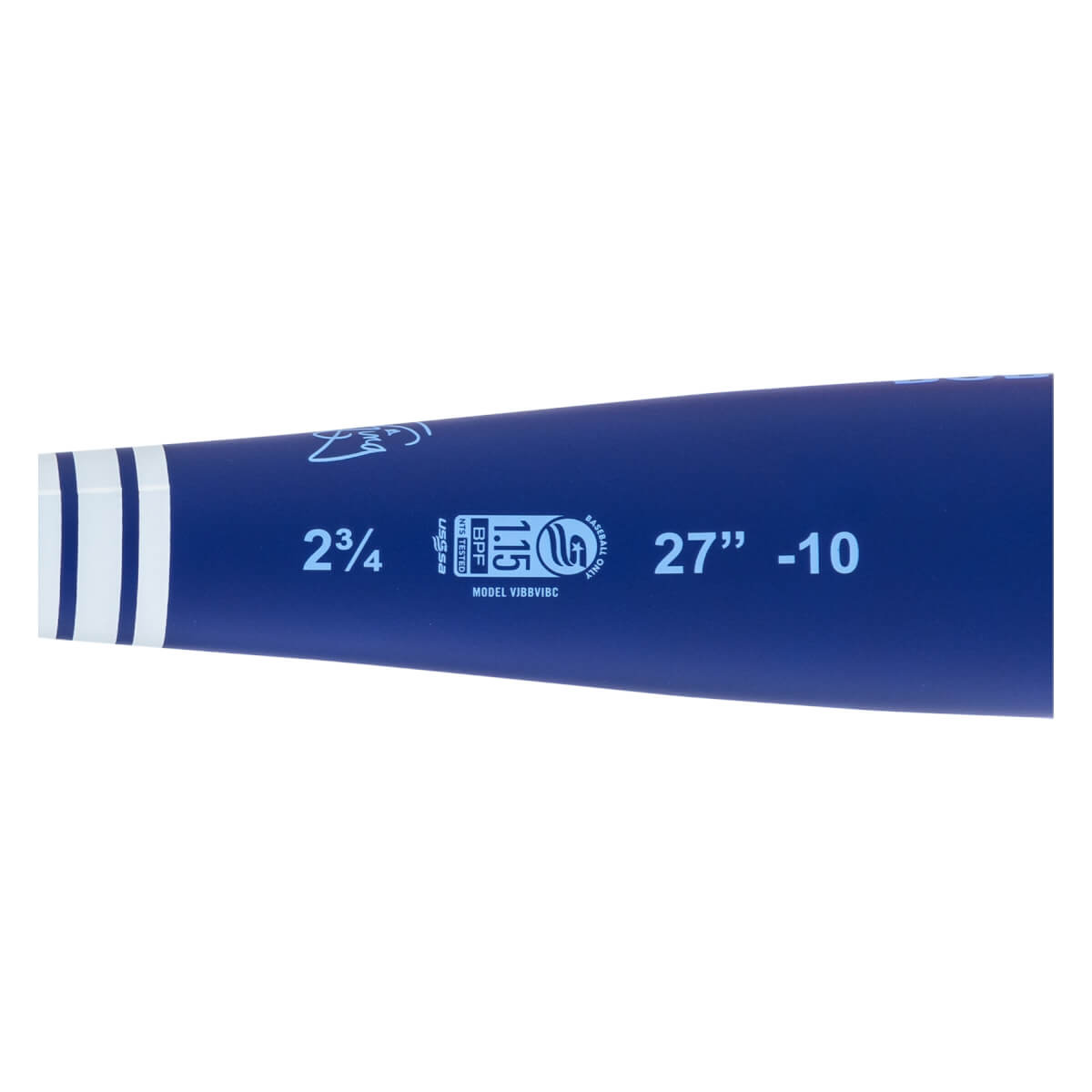 Victus Vibe Bobby Blue Pro-Crayon -10 USSSA Junior Big Barrel Baseball Bat: VJBBVIBC-BW: Image #456616