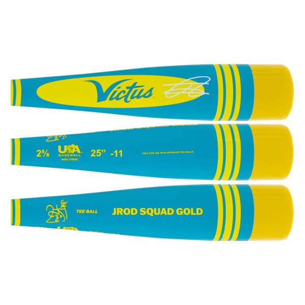 Victus Vibe JRod Squad Gold Pro-Crayon -11 Tee Ball Baseball Bat: VTBVIBC-JR: Image #456801