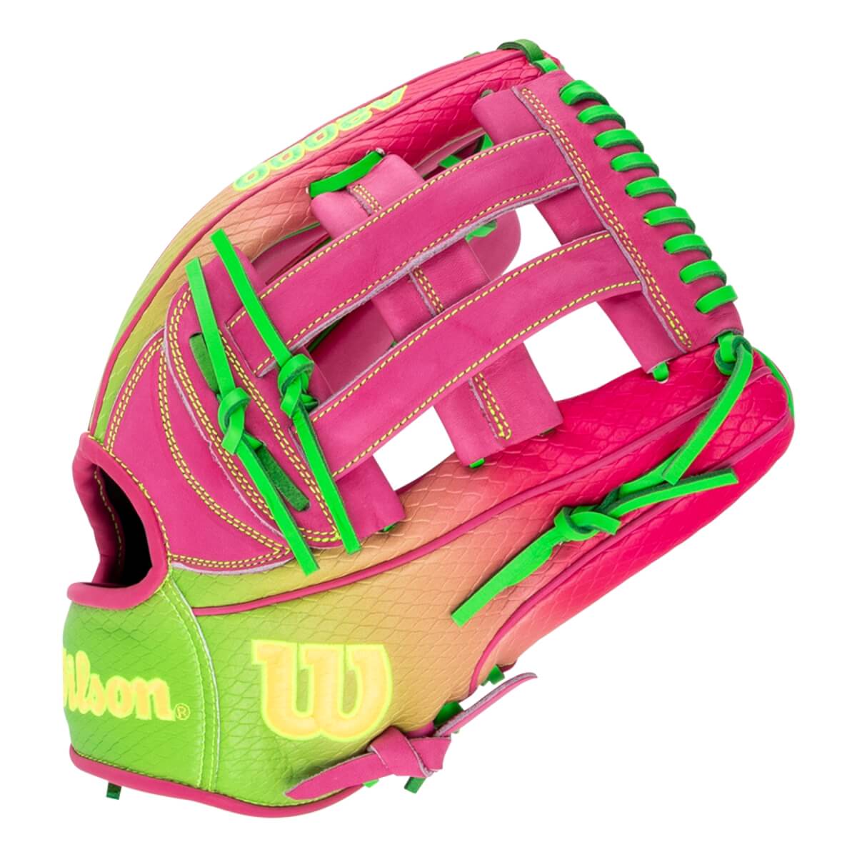 Wilson A2000 1777 Omaha Cherry Limeade 12.75" Baseball Glove: WBW1040831275: Image #462045
