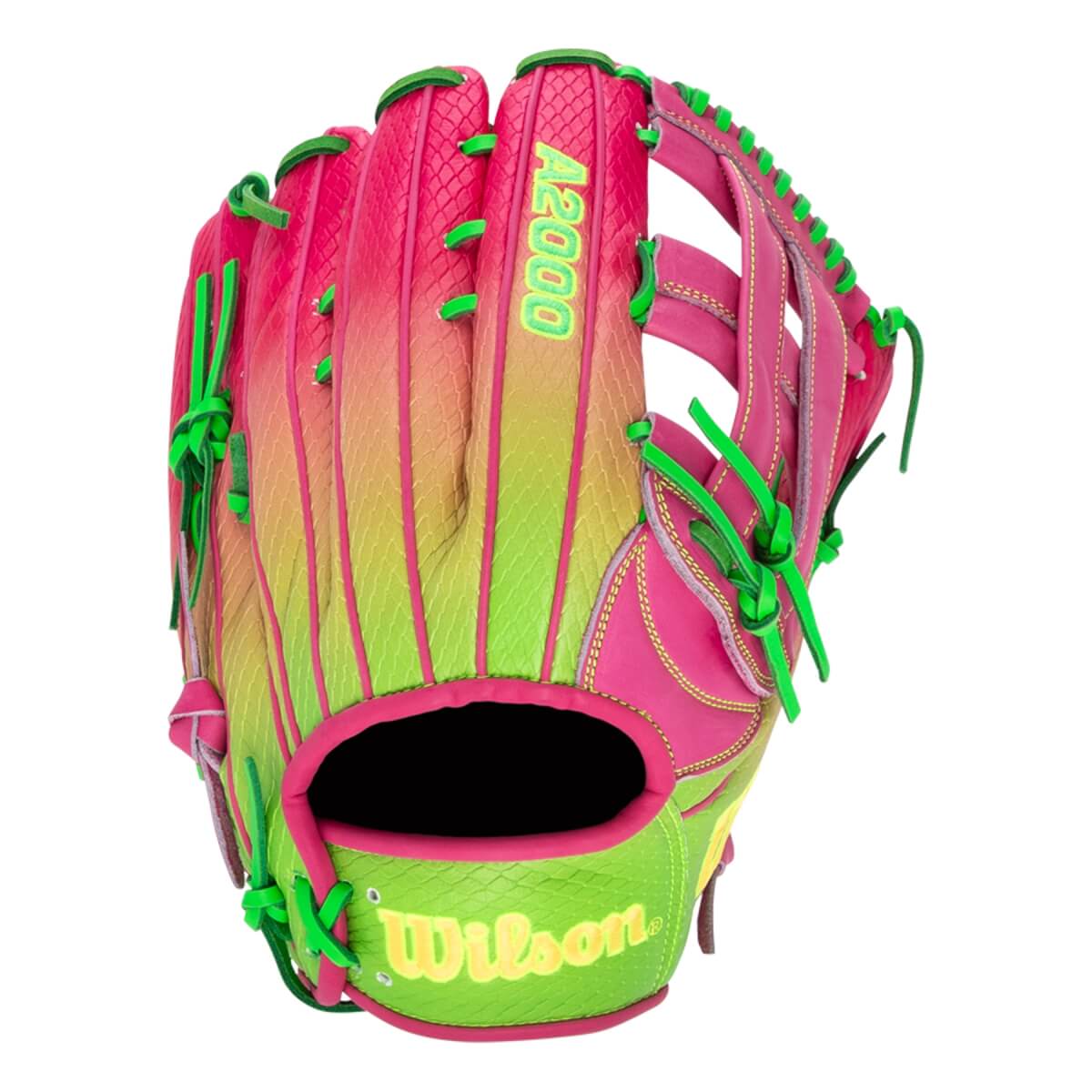 Wilson A2000 1777 Omaha Cherry Limeade 12.75" Baseball Glove: WBW1040831275: Image #462049