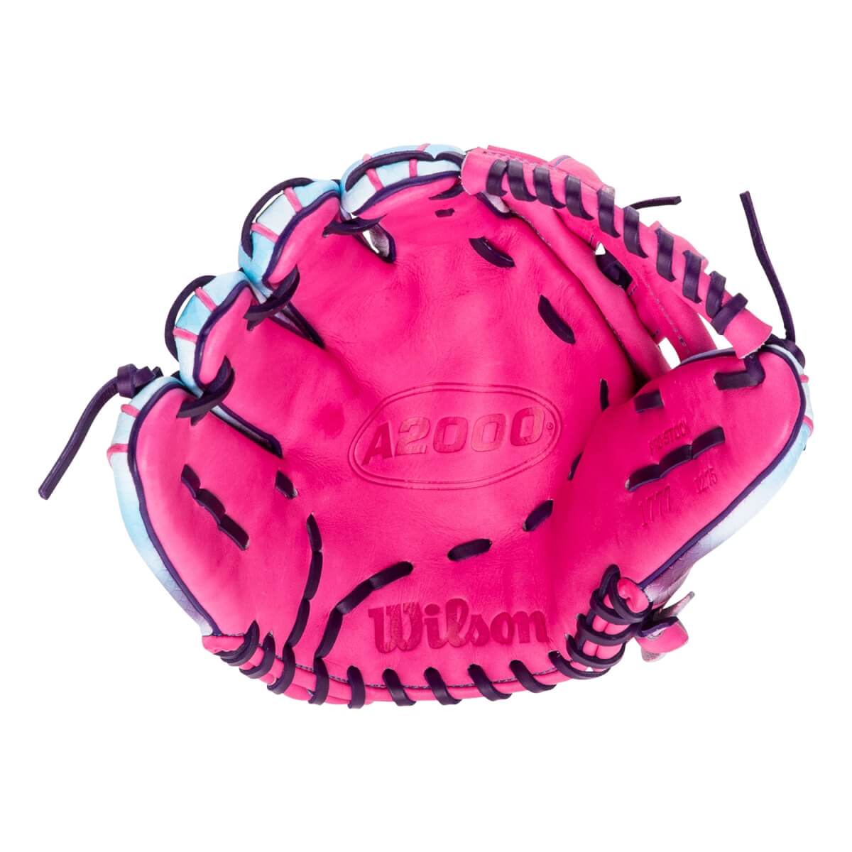 Wilson A2000 1777 Raspberry Clouds 12.75" Baseball Glove: WBW1042601275: Image #463904