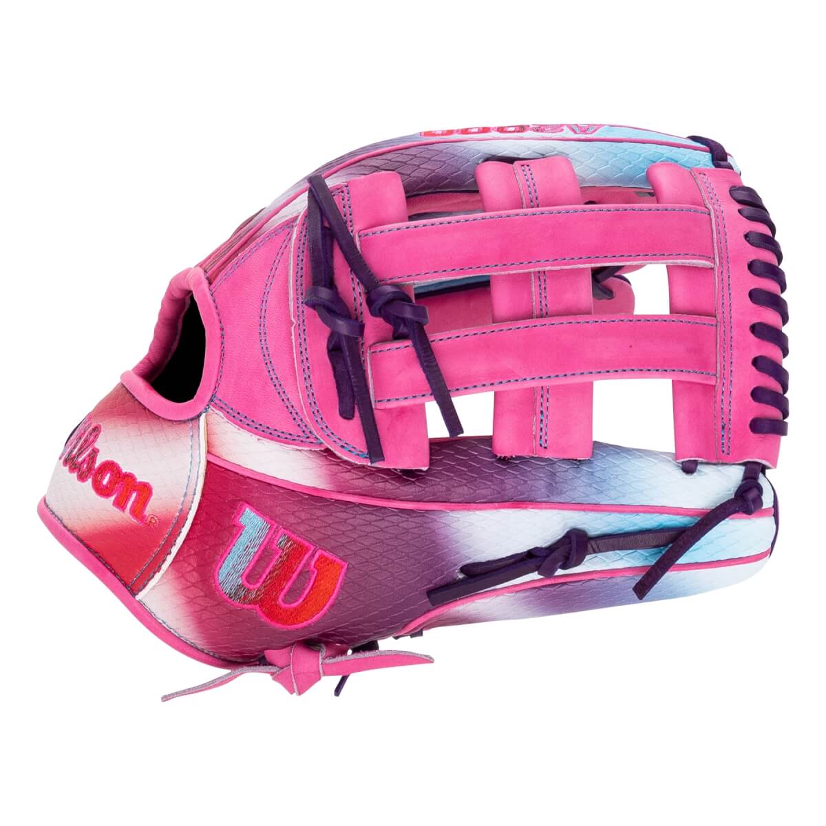 Wilson A2000 1777 Raspberry Clouds 12.75" Baseball Glove: WBW1042601275: Image #463870