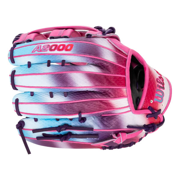 Wilson A2000 1777 Raspberry Clouds 12.75" Baseball Glove: WBW1042601275: Image #463871