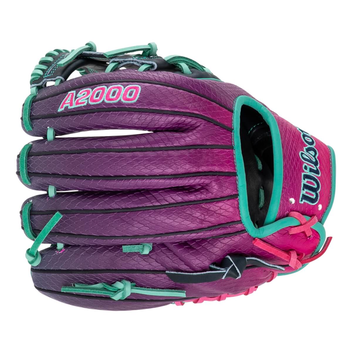 Wilson A2000 1786 Omaha Grape Flamingo 11.5" Baseball Glove: WBW104085115: Image #462055