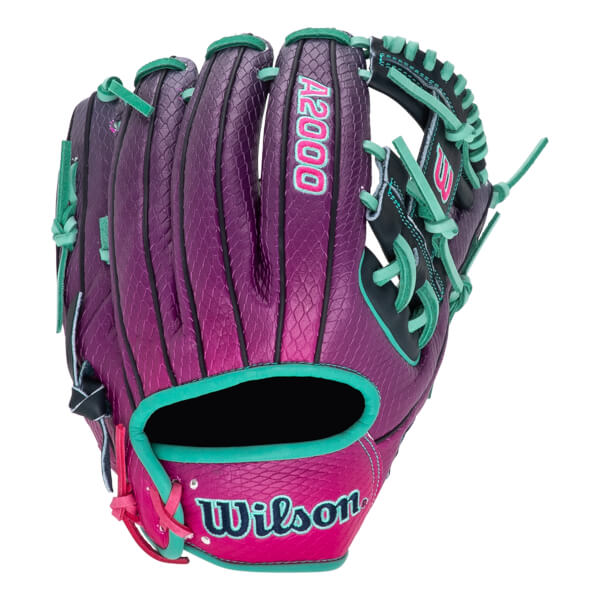 Wilson A2000 1786 Omaha Grape Flamingo 11.5" Baseball Glove: WBW104085115: Image #462057