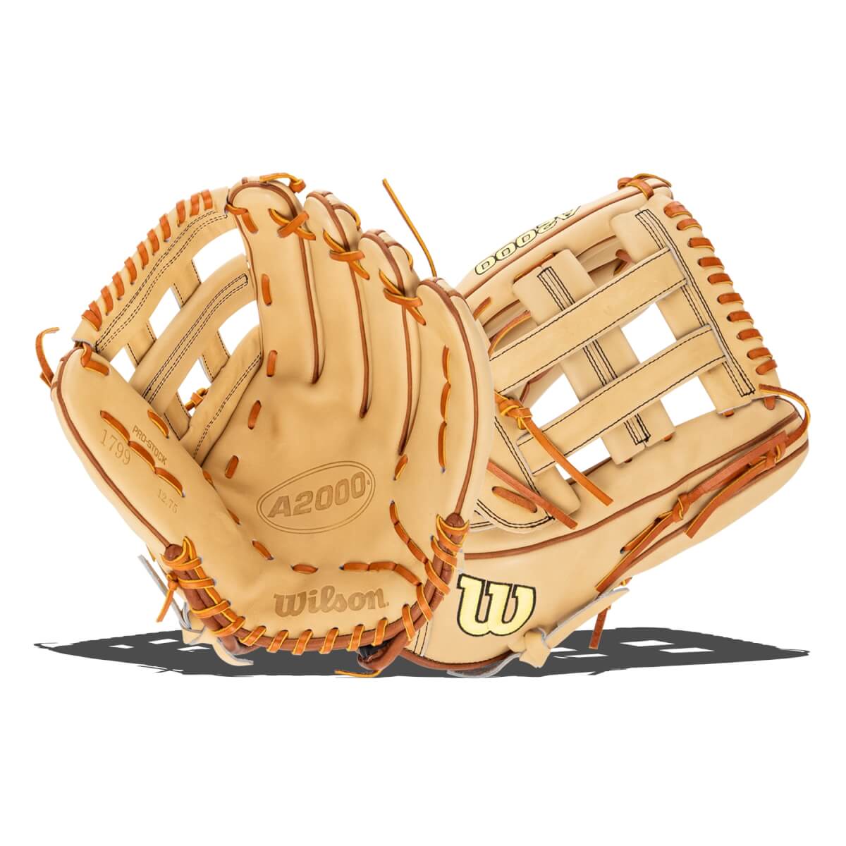 Wilson A2000 1799 12.75" Baseball Glove: WBW1003941275: Image #456006