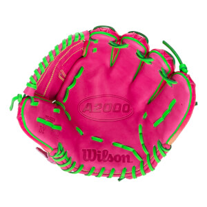 Wilson A2000 B2 Omaha Cherry Limeade 12" Baseball Glove: WBW10408112: Image #462095