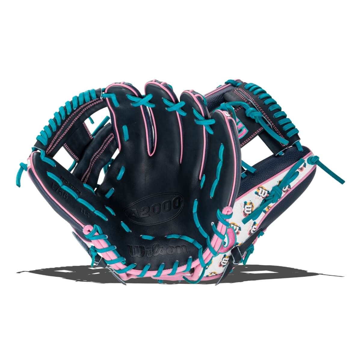 Wilson A2000 City Edition Miami 11.5" Baseball Glove: WBW103205115: Image #467168