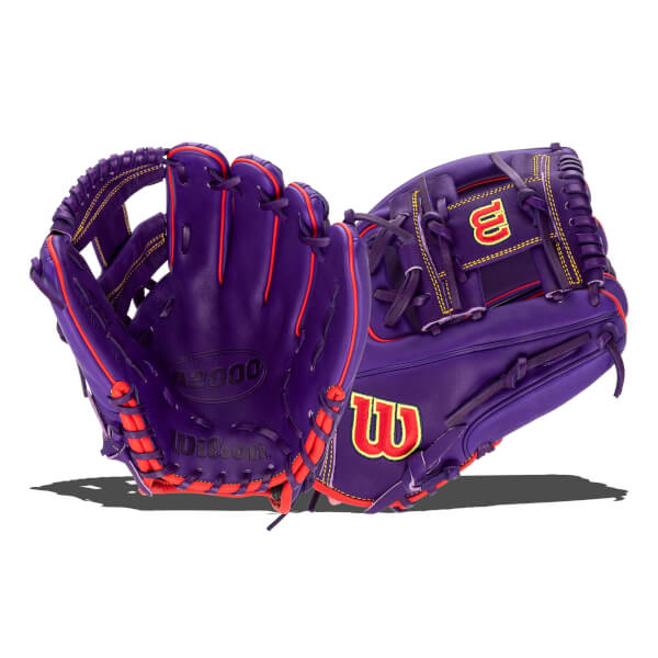 Wilson 硬式グローブ レッド/パープル wilson-a2000-ground-ball-grape
