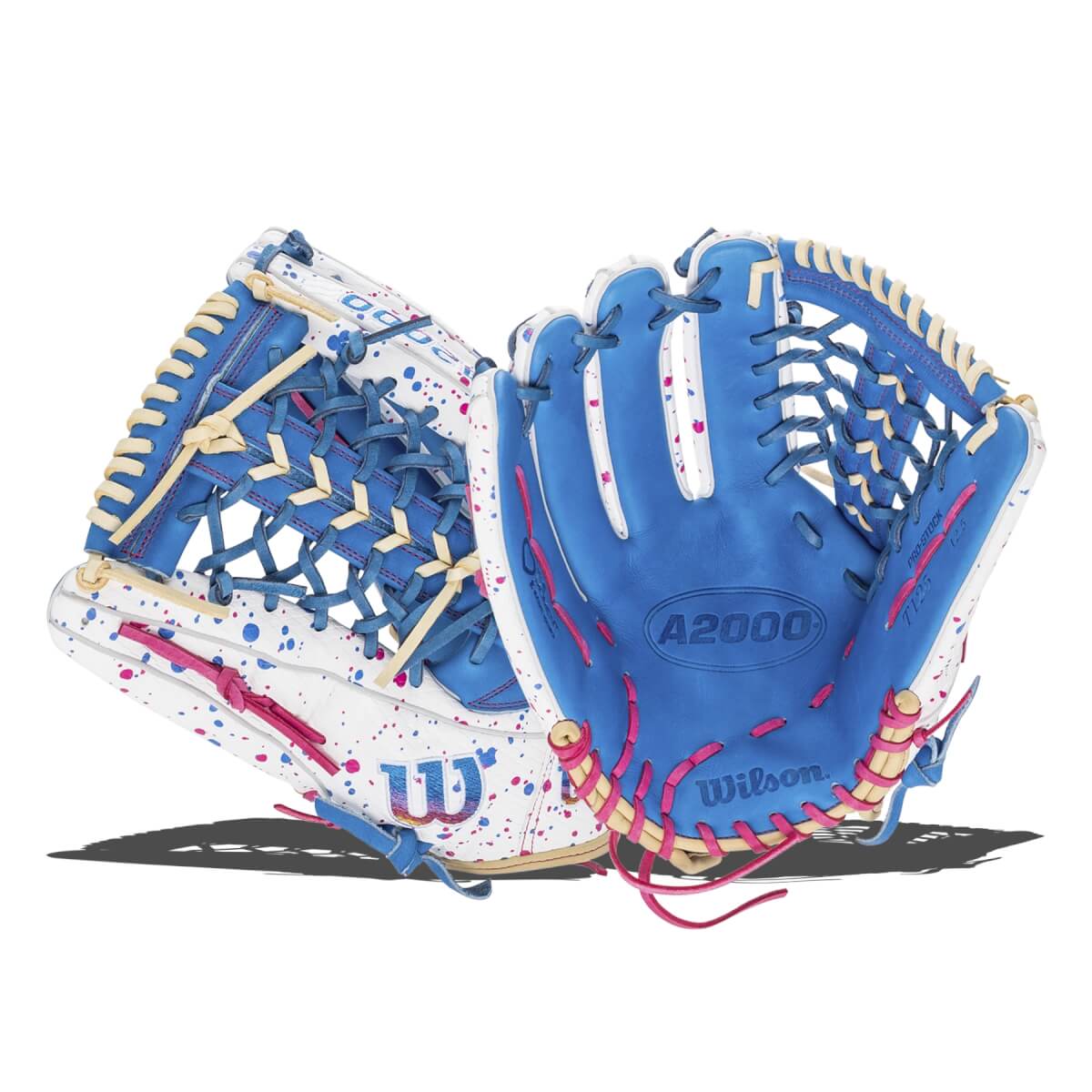 Wilson A2000 T125 Love the Moment 12.5" Fastpitch Softball Glove: WBW103445125: Image #456050